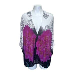 Desigual Floral Kimono Oversized Size XS